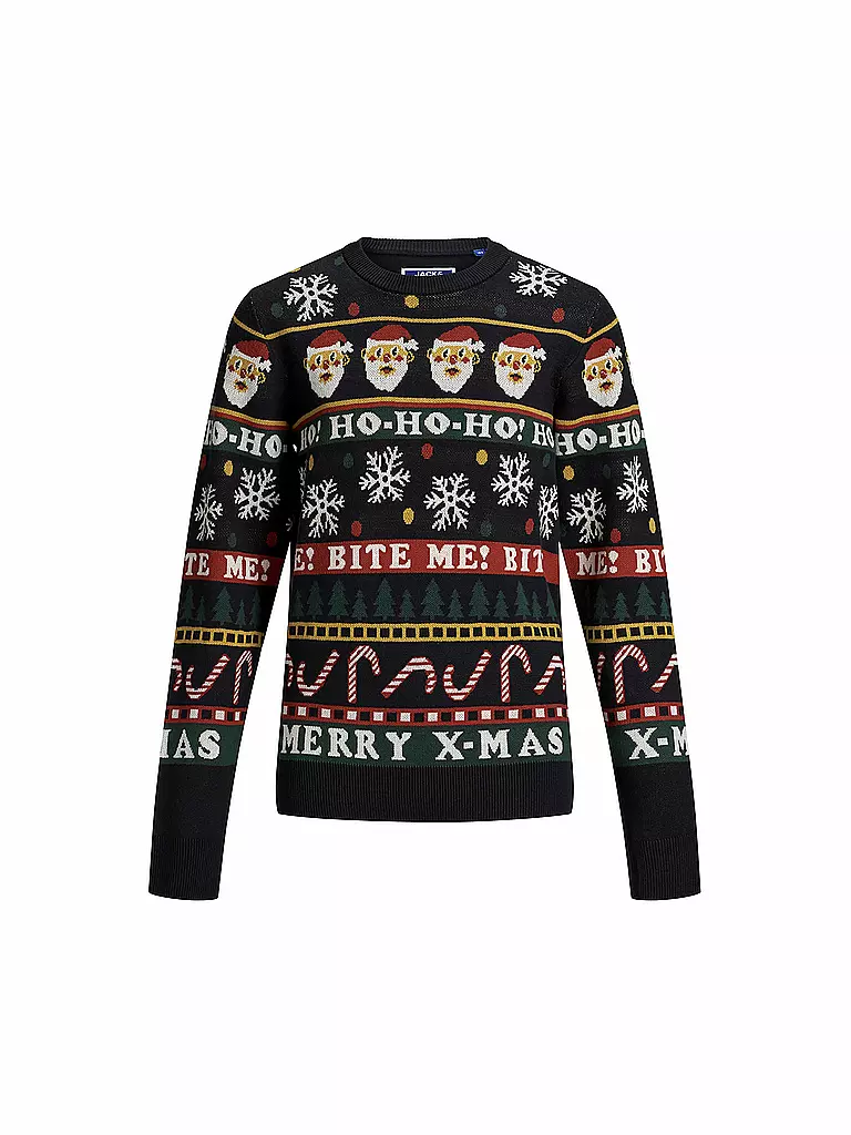 JACK & JONES | Jungen-Weihnachtspulli "JORJOLLY" | grau