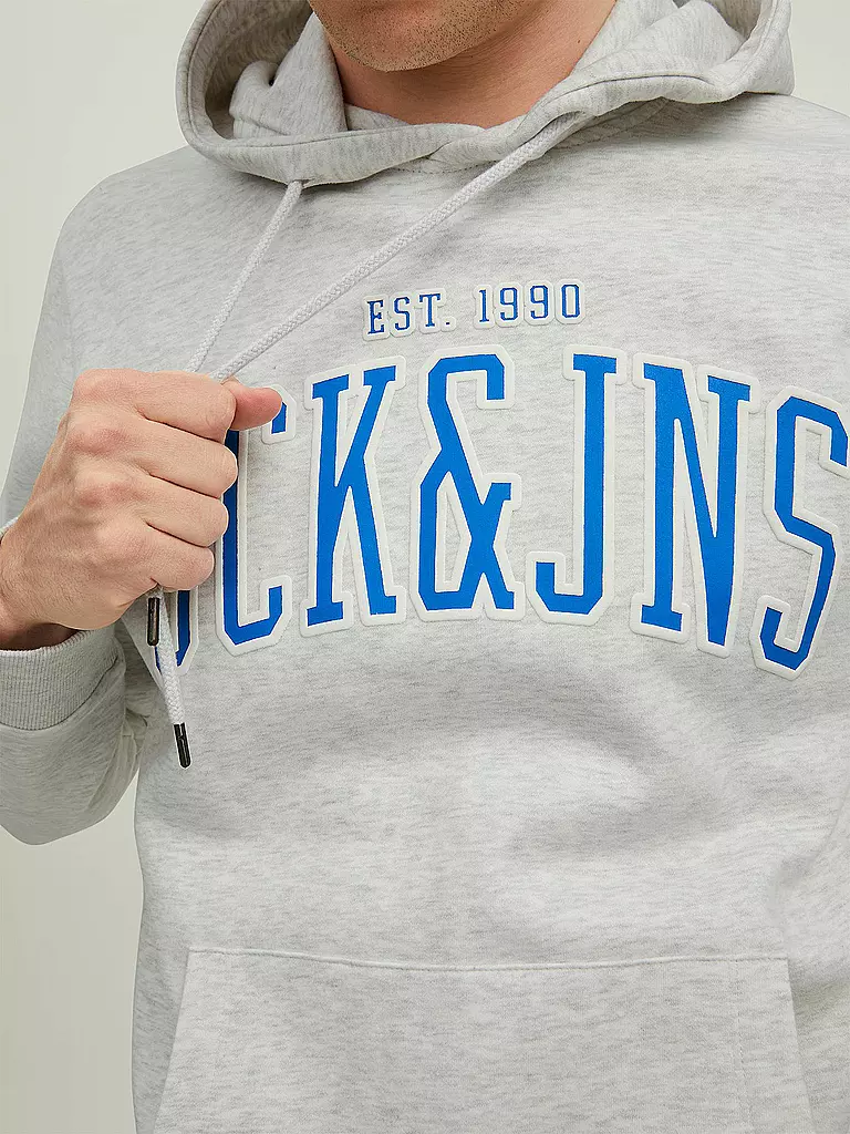 JACK & JONES | Kapuzensweater - Hoodie JJCEMB | weiß