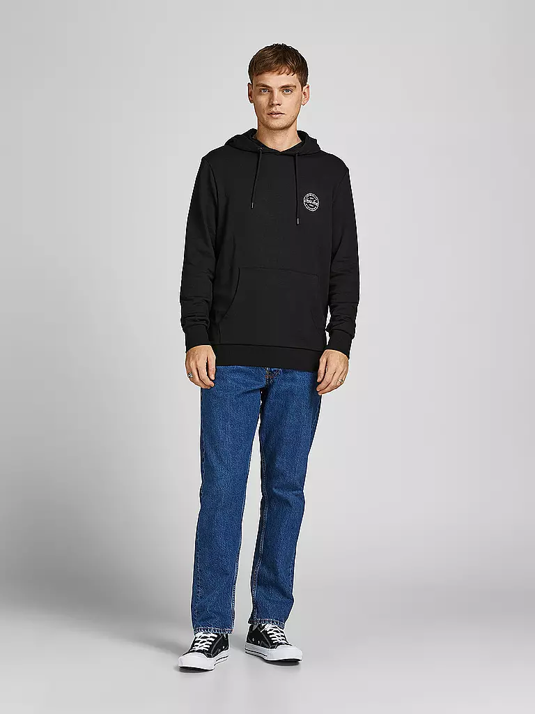 JACK & JONES | Kapuzensweater - Hoodie JJESHARK  | schwarz