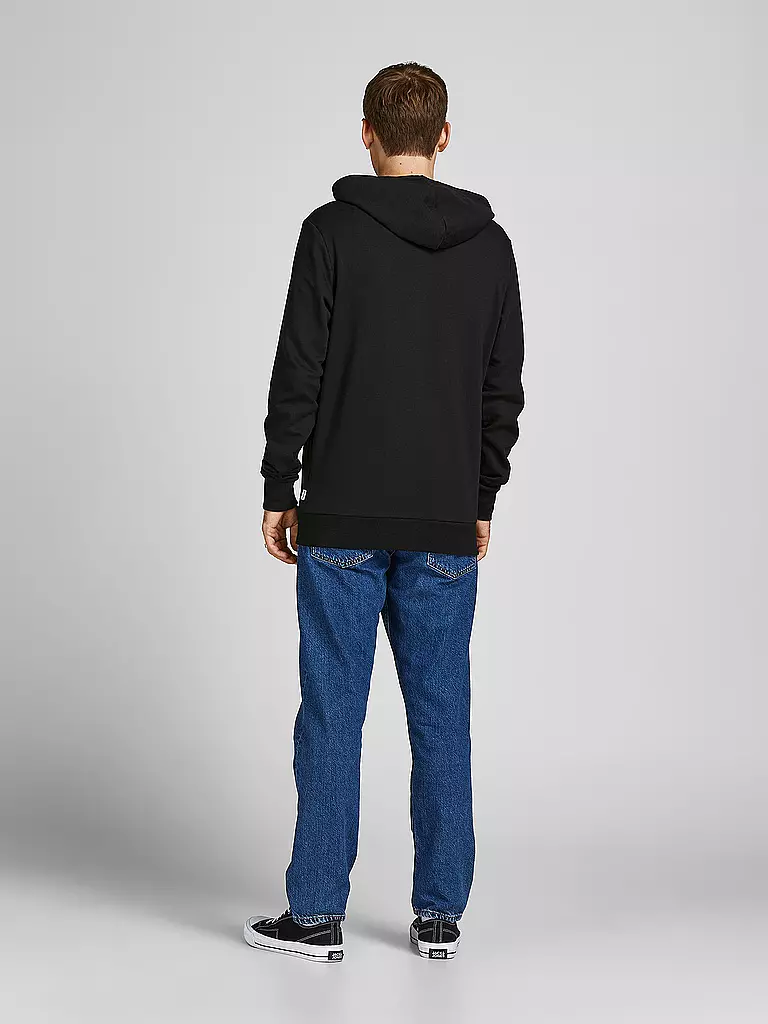 JACK & JONES | Kapuzensweater - Hoodie JJESHARK  | schwarz