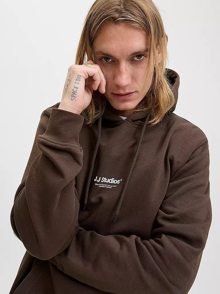 JACK & JONES | Kapuzensweater - Hoodie JJESOHO | braun