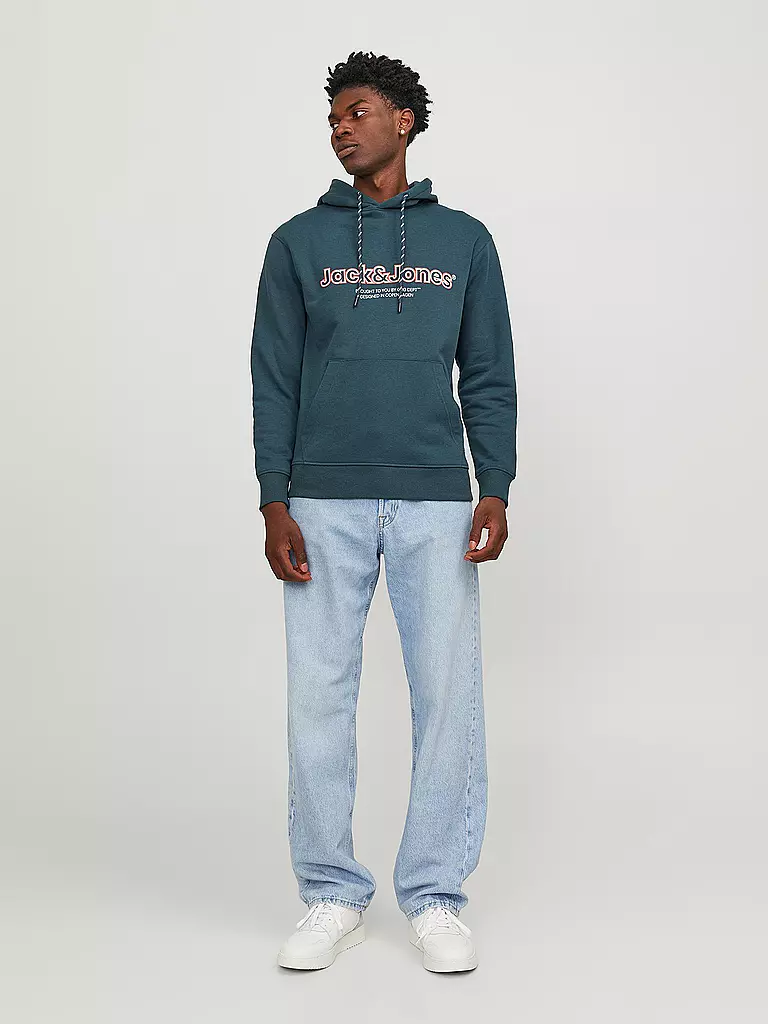 JACK & JONES | Kapuzensweater - Hoodie JORLAKEWOOD | petrol