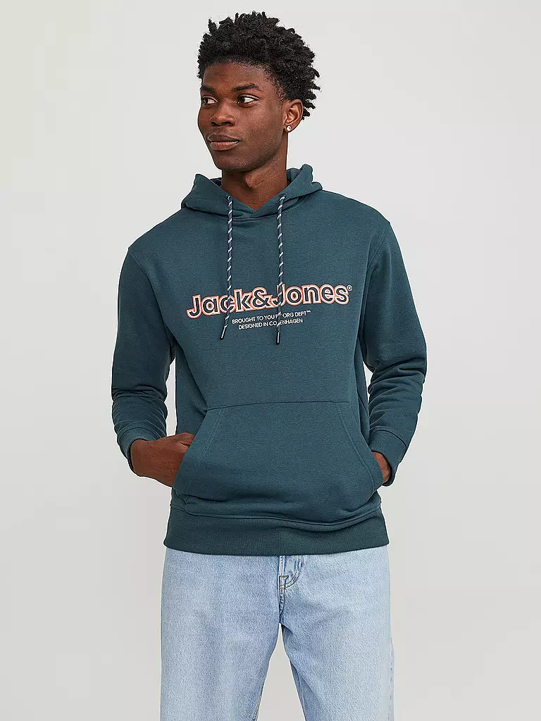 JACK & JONES | Kapuzensweater - Hoodie JORLAKEWOOD | petrol