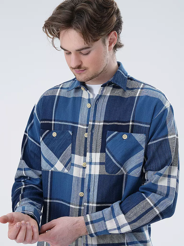 JACK & JONES | Overshirt  JJEMICHAEL | blau