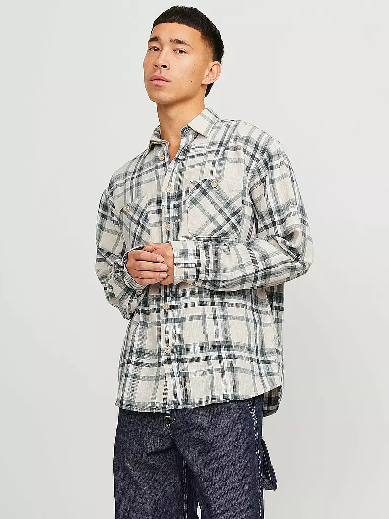 JACK & JONES | Overshirt  JJEMICHAEL | hellgrün