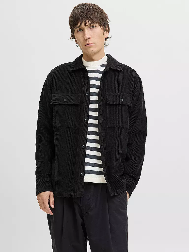 JACK & JONES | Overshirt JJEPERFECT | schwarz
