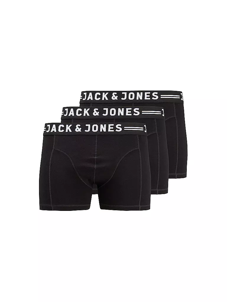 JACK & JONES | Pants 3er Pkg Sense | schwarz