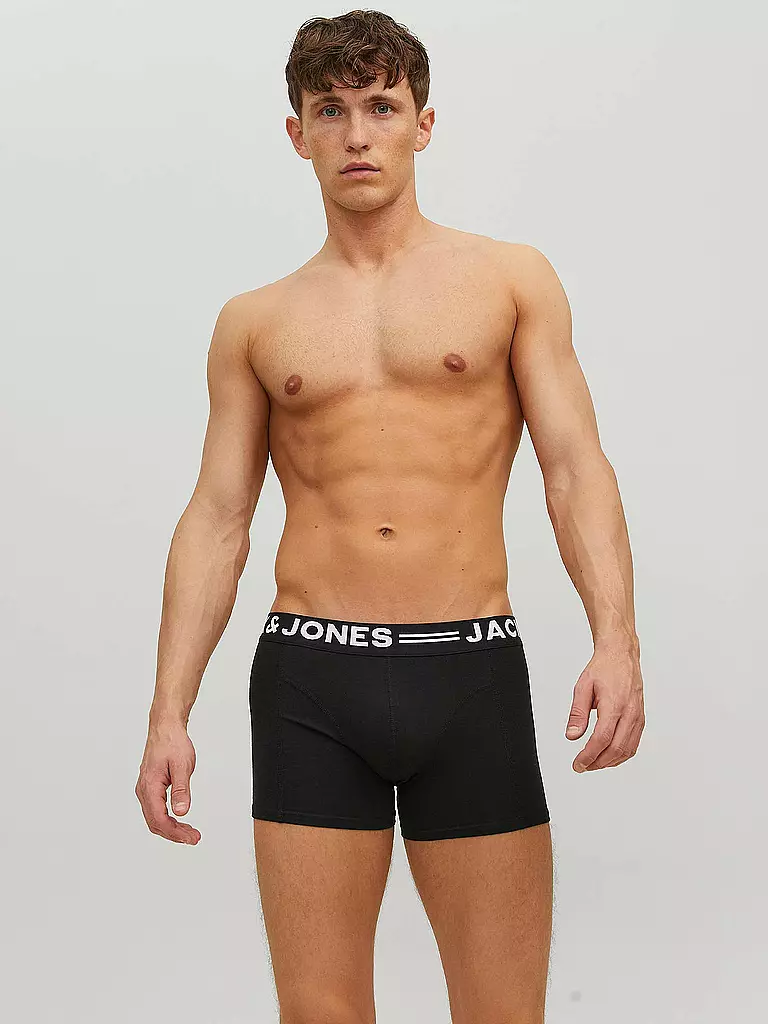 JACK & JONES | Pants 3er Pkg Sense | schwarz