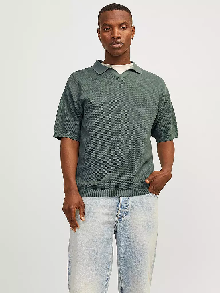 JACK & JONES | Poloshirt JORLINEN | grün