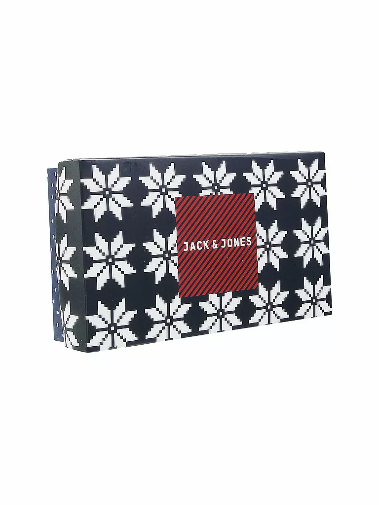 JACK & JONES | Socken-Geschenkbox 3-er "Christmas Party" | blau