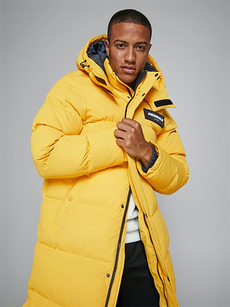 JACK & JONES Steppmantel Jorspect gelb