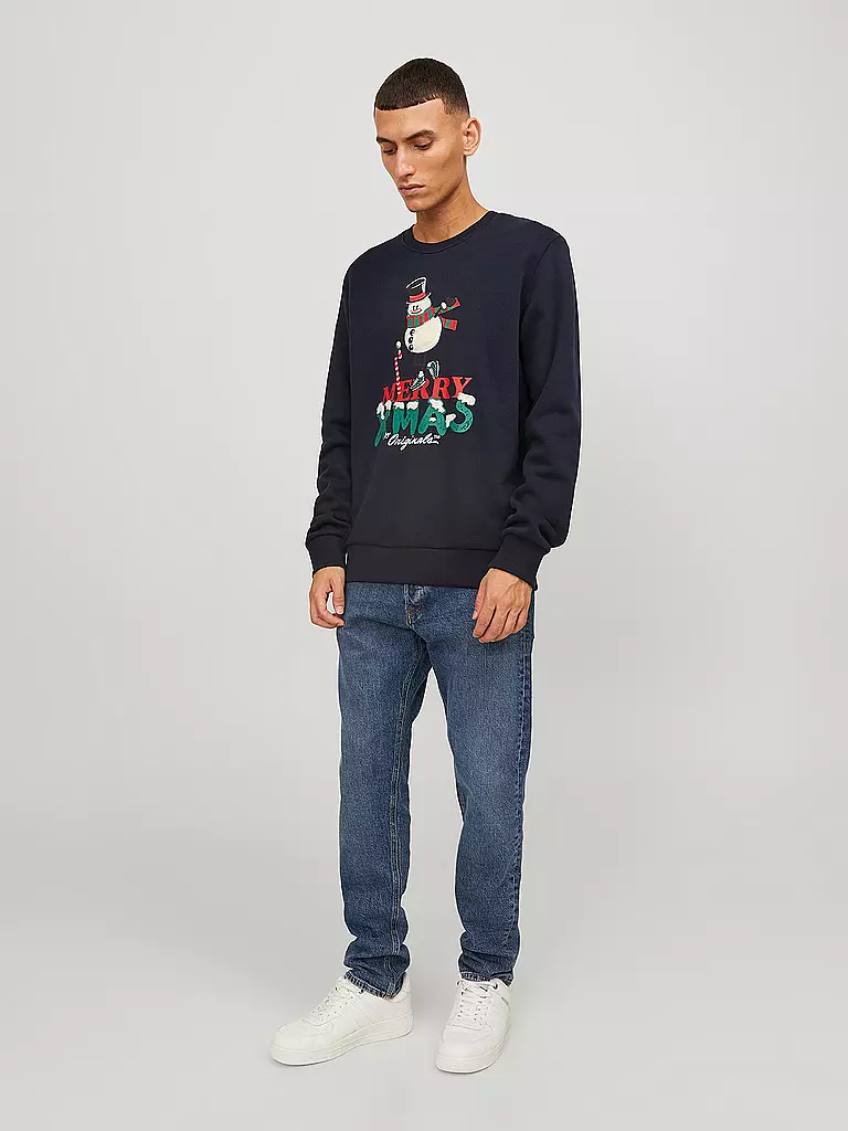 JACK & JONES | Sweater JORXMAS | dunkelblau