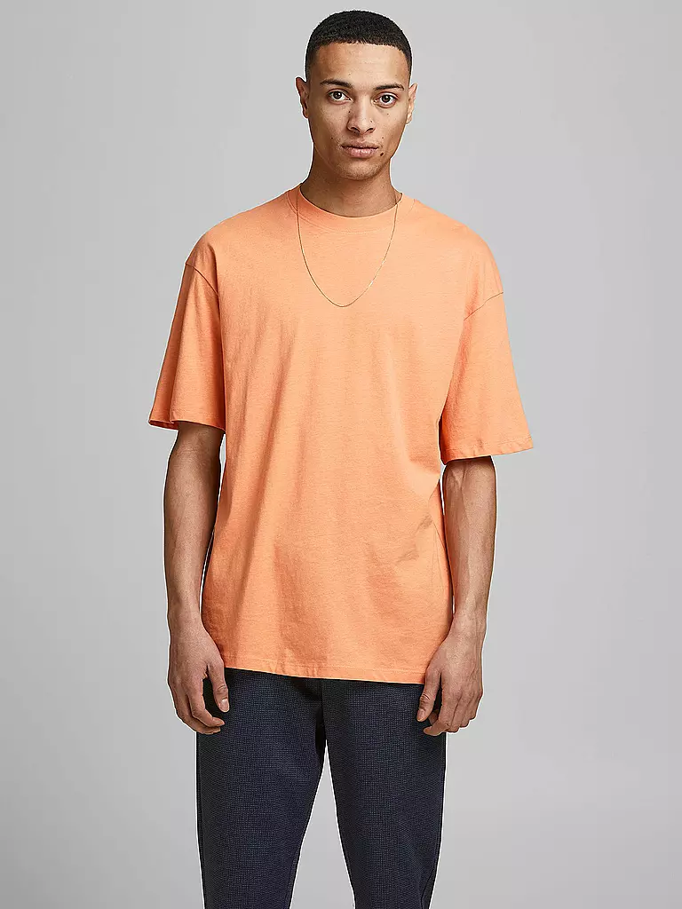JACK & JONES | T Shirt " JORBRINK " | orange