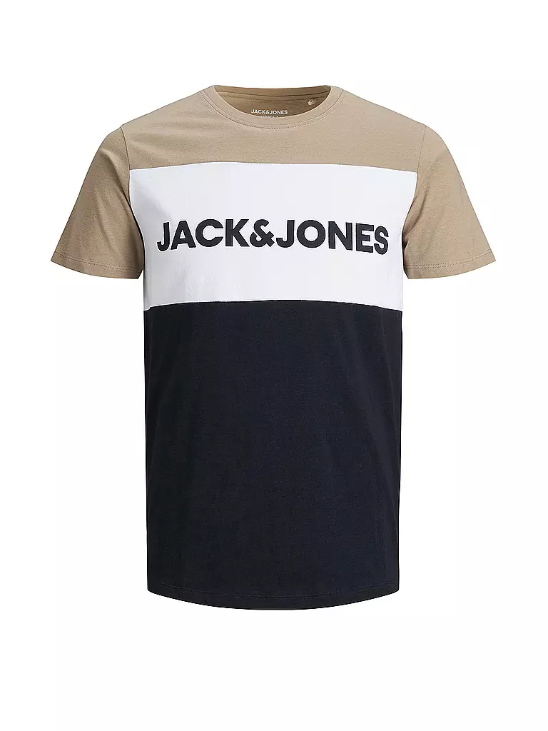 JACK & JONES | T Shirt JJELOGO | beige