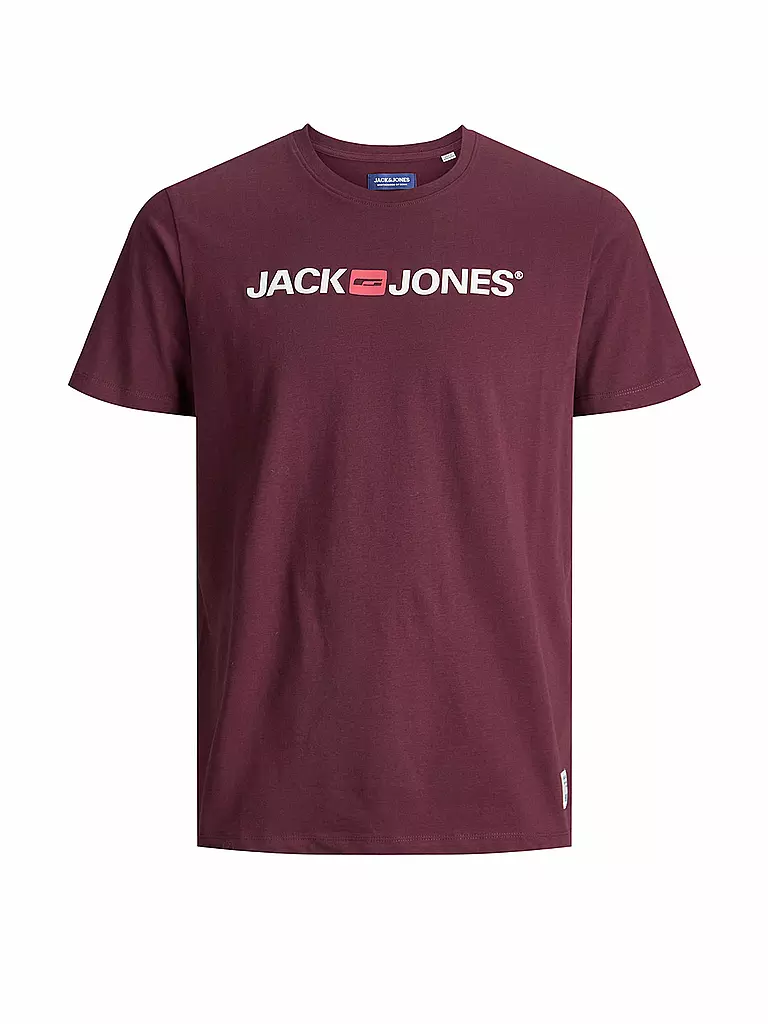 JACK & JONES | T Shirt Regular Fit " JOR30HISTORY " | rot