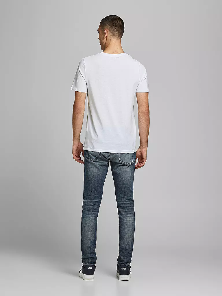 JACK & JONES | T-Shirt "JJECORP"  | weiss