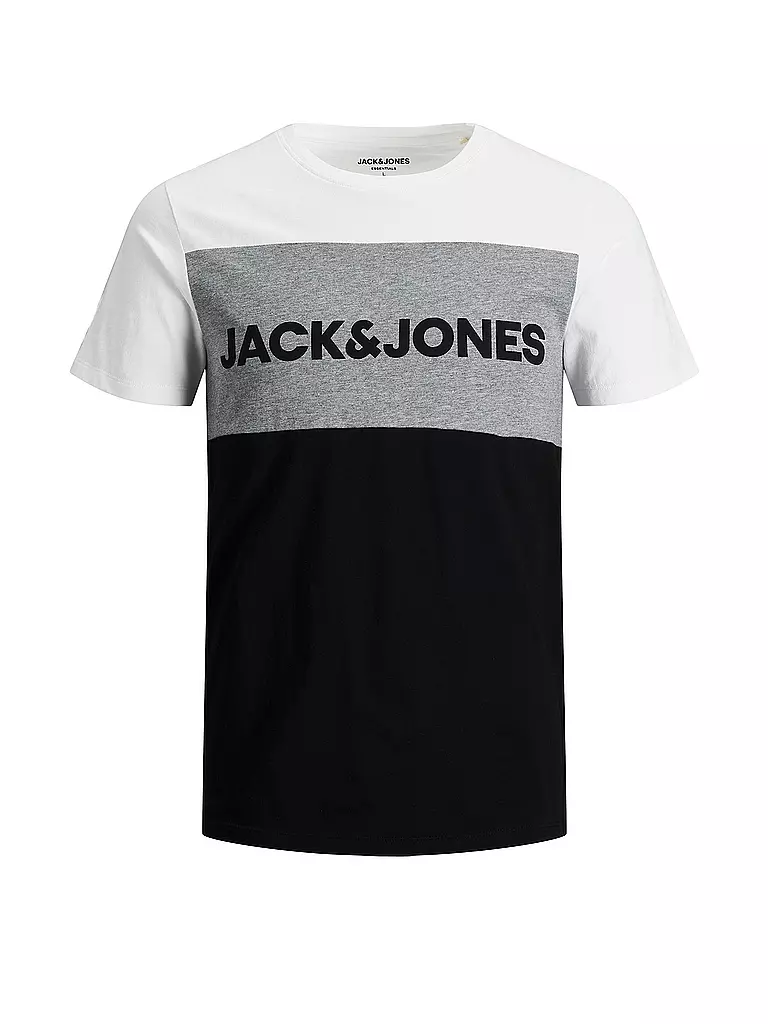 JACK & JONES | T-Shirt  JJELOGO | schwarz