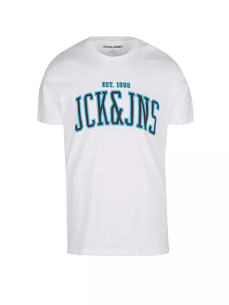 JACK & JONES | T-Shirt JJCEMB | weiß