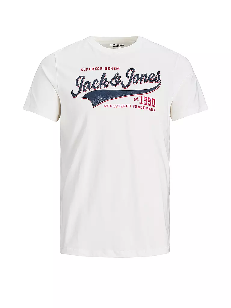 JACK & JONES | T-Shirt JJELOGO  | weiß
