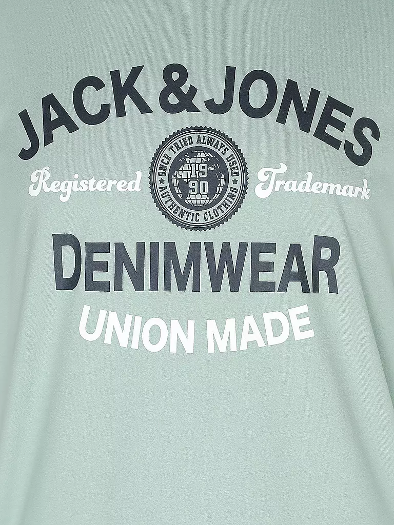 JACK & JONES | T-Shirt JJELOGO  | hellgrün