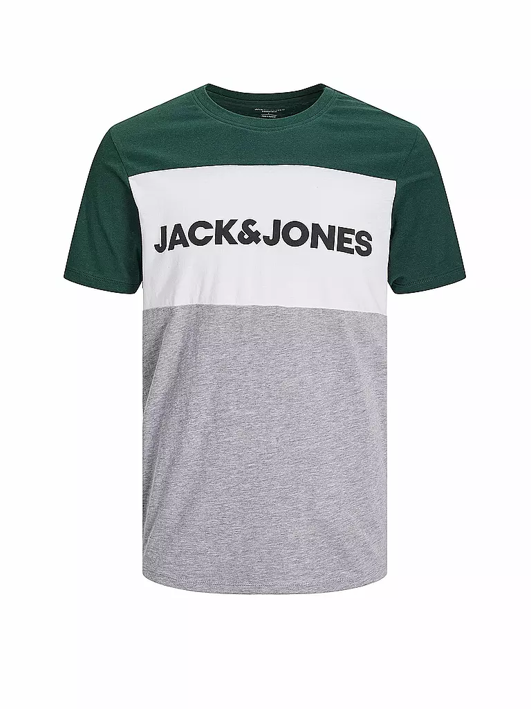 JACK & JONES | T-Shirt JJELOGO | grün