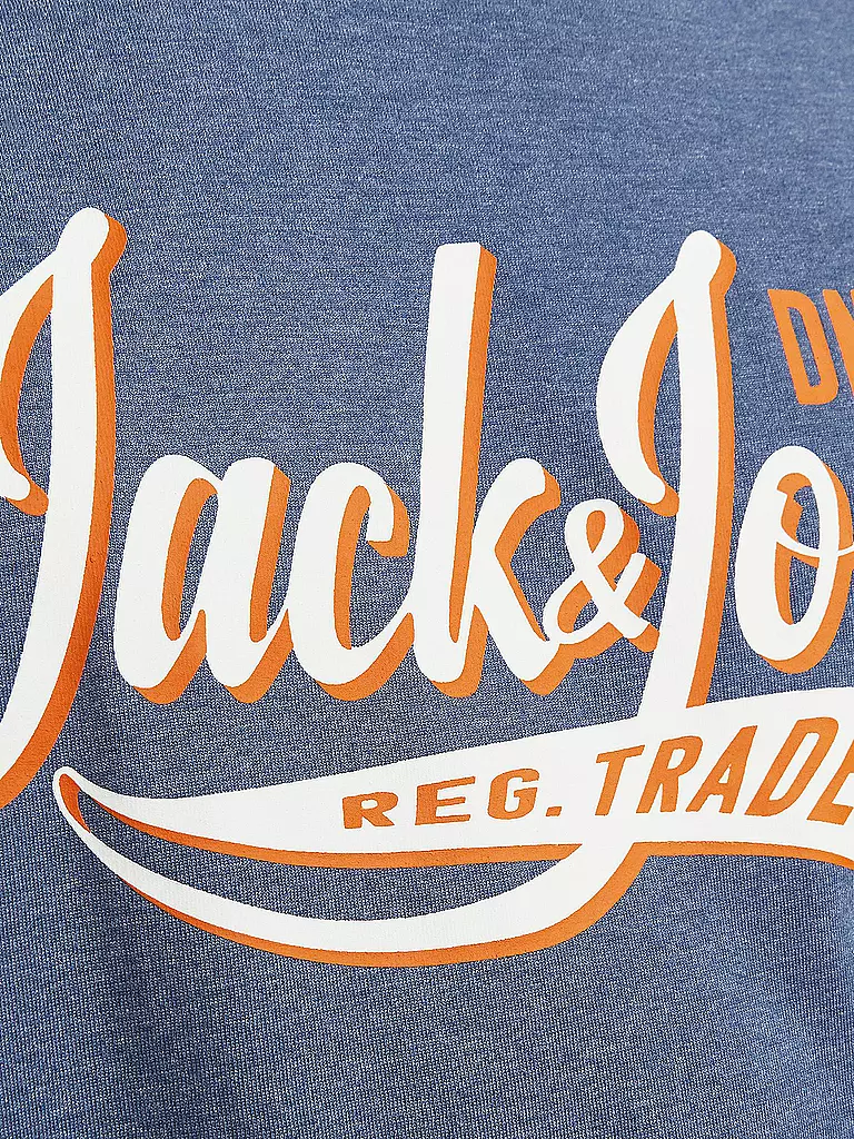 JACK & JONES | T-Shirt JJELOGO | blau