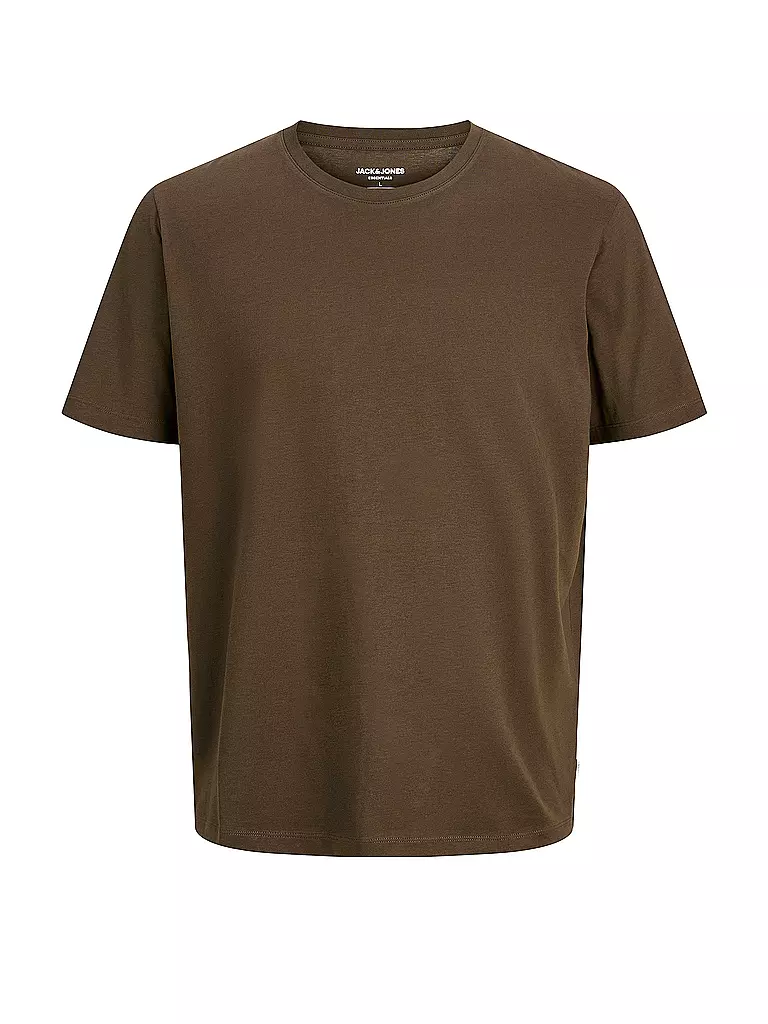 JACK & JONES | T-Shirt JJEORGANIC | braun