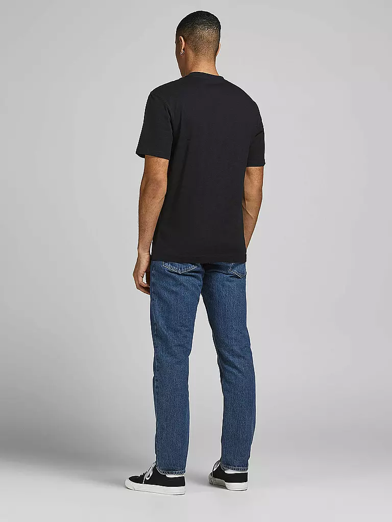 JACK & JONES | T-Shirt JJERELAXED  | schwarz