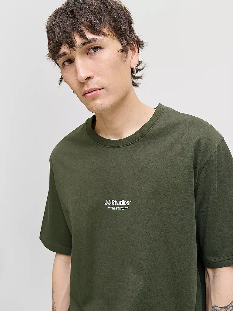 JACK & JONES | T-Shirt JJESOHO | olive