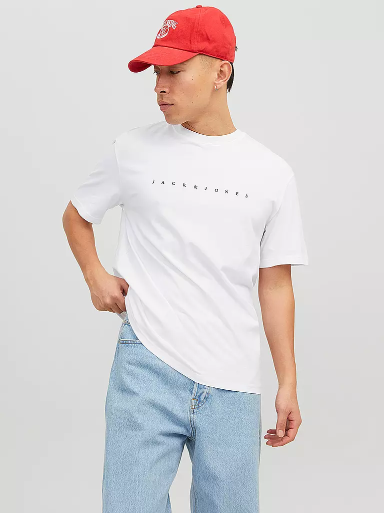 JACK & JONES | T-Shirt JJESTAR | weiss