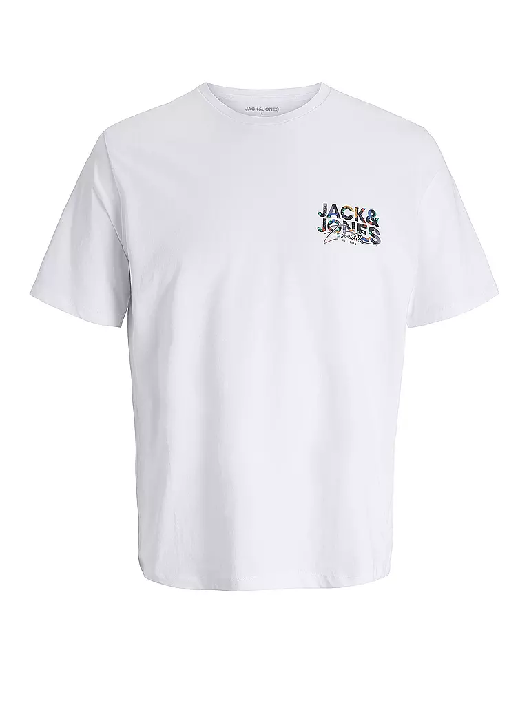 JACK & JONES | T-Shirt JJGEPLAS | weiss