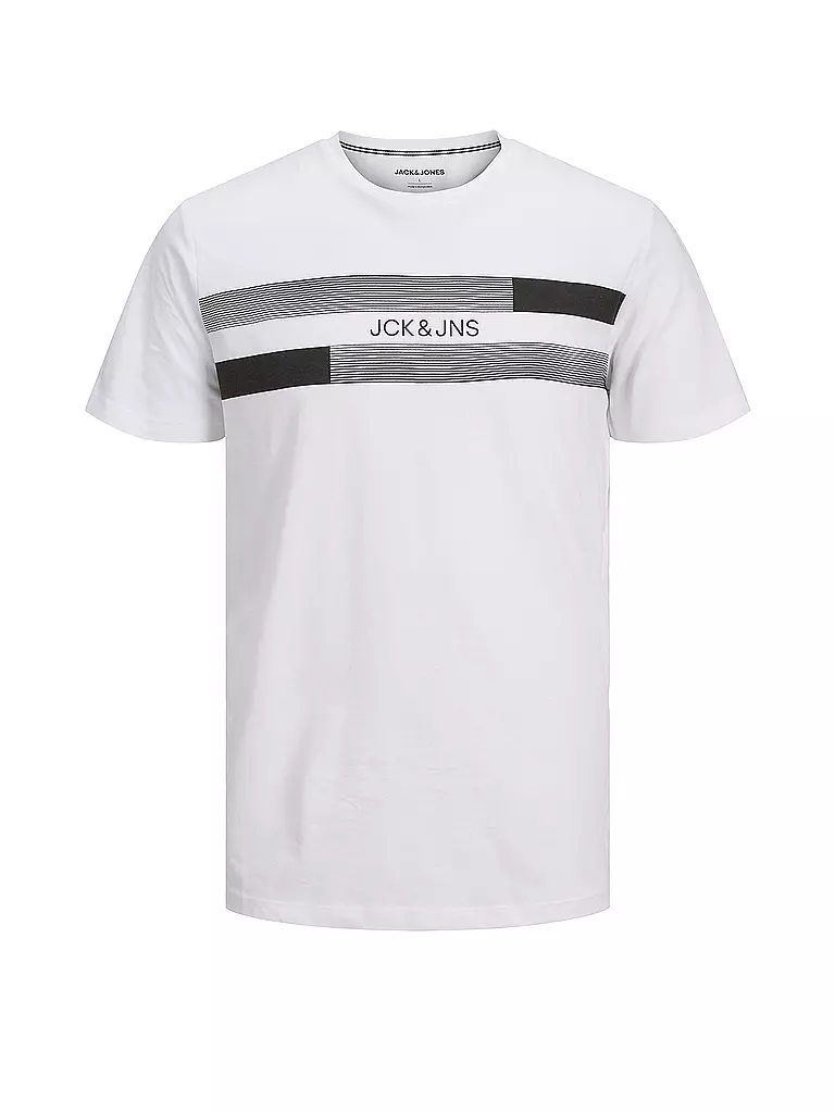 JACK & JONES | T-Shirt JJNEW  | weiss