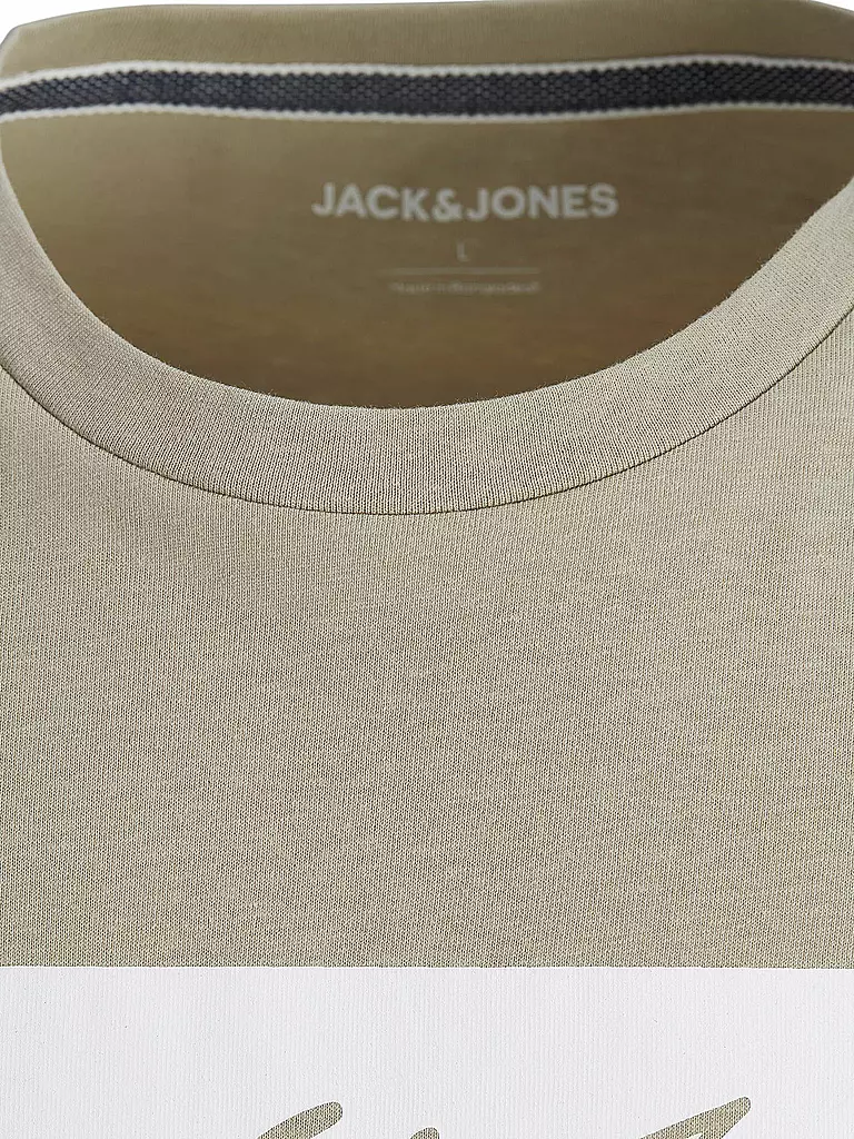 JACK & JONES | T-Shirt JJSTOKE  | beige