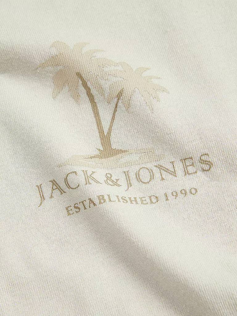 JACK & JONES | T-Shirt JJSUMMER  | beige