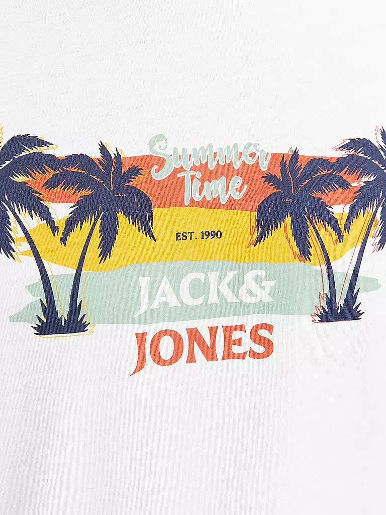 JACK & JONES | T-Shirt JJSUMMER | weiss