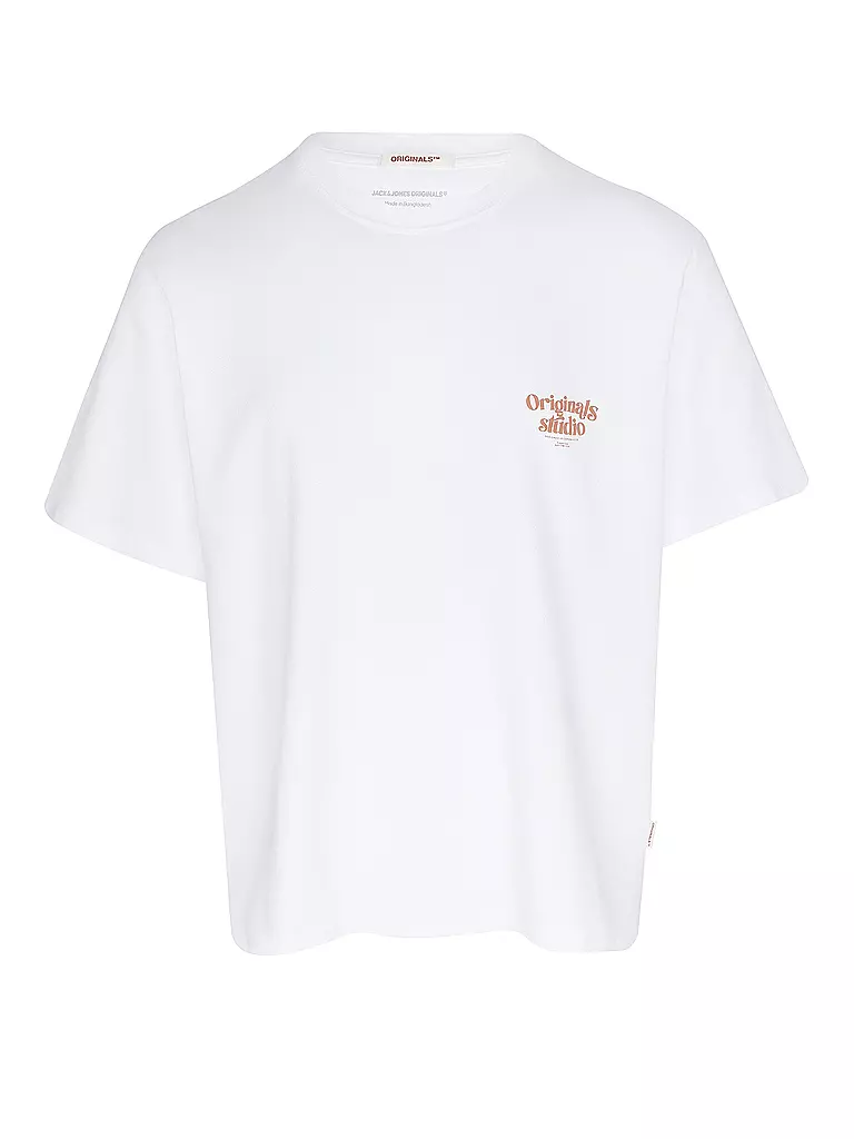 JACK & JONES | T-Shirt JORACAPULCO  | weiss