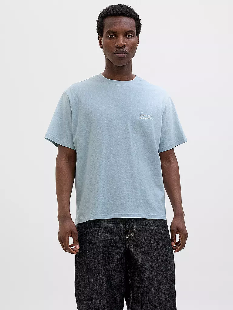 JACK & JONES | T-Shirt JORACAPULCO  | hellblau