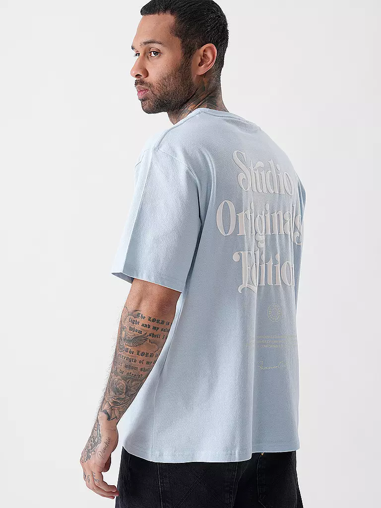 JACK & JONES | T-Shirt JORACAPULCO  | hellblau