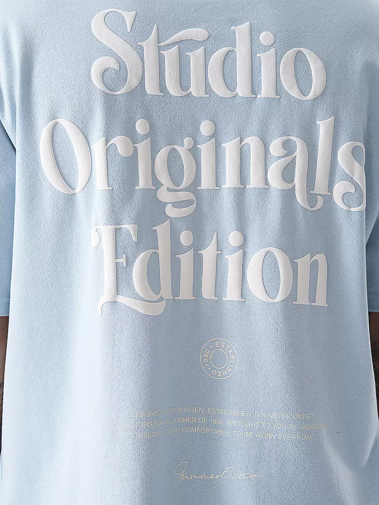 JACK & JONES | T-Shirt JORACAPULCO  | hellblau