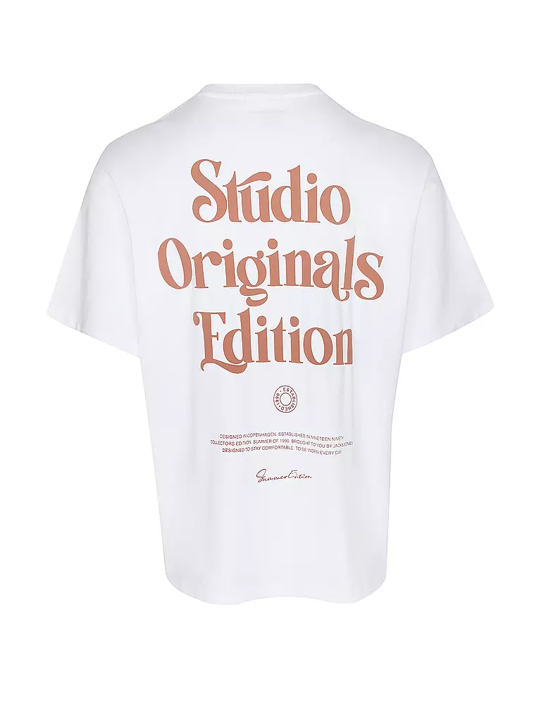 JACK & JONES | T-Shirt JORACAPULCO  | weiss