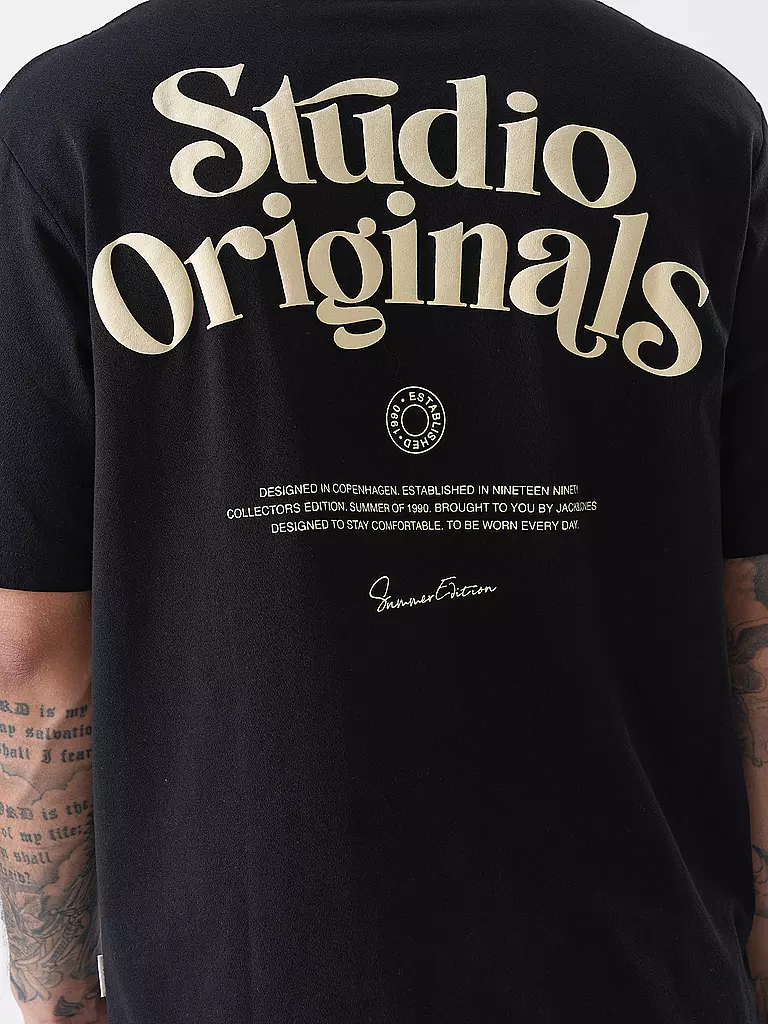 JACK & JONES | T-Shirt JORACAPULCO  | schwarz