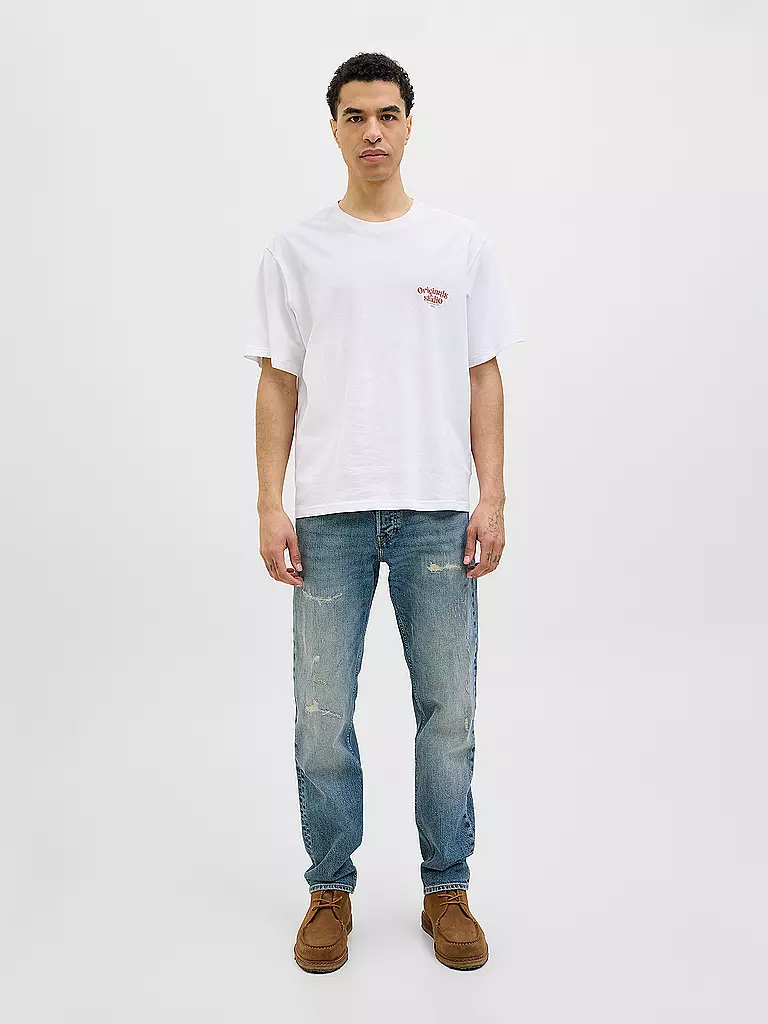 JACK & JONES | T-Shirt JORACAPULCO  | weiss