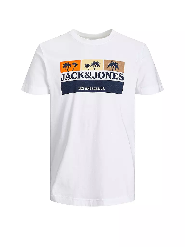 JACK & JONES | T-Shirt JORMALIBU  | weiss
