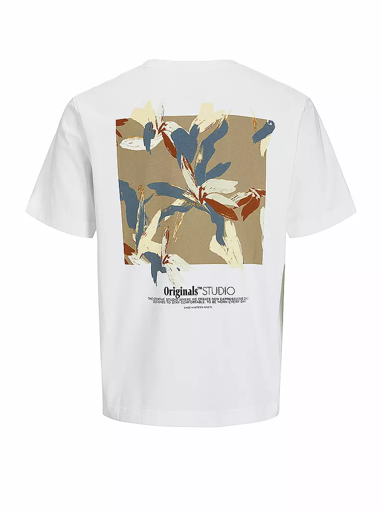 JACK & JONES | T-Shirt JORVARENNA | weiss