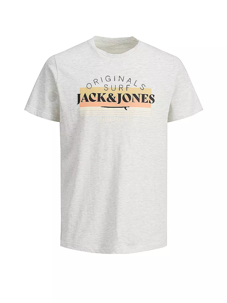 JACK & JONES | T-Shirt Regular Fit JORCABANA  | weiß