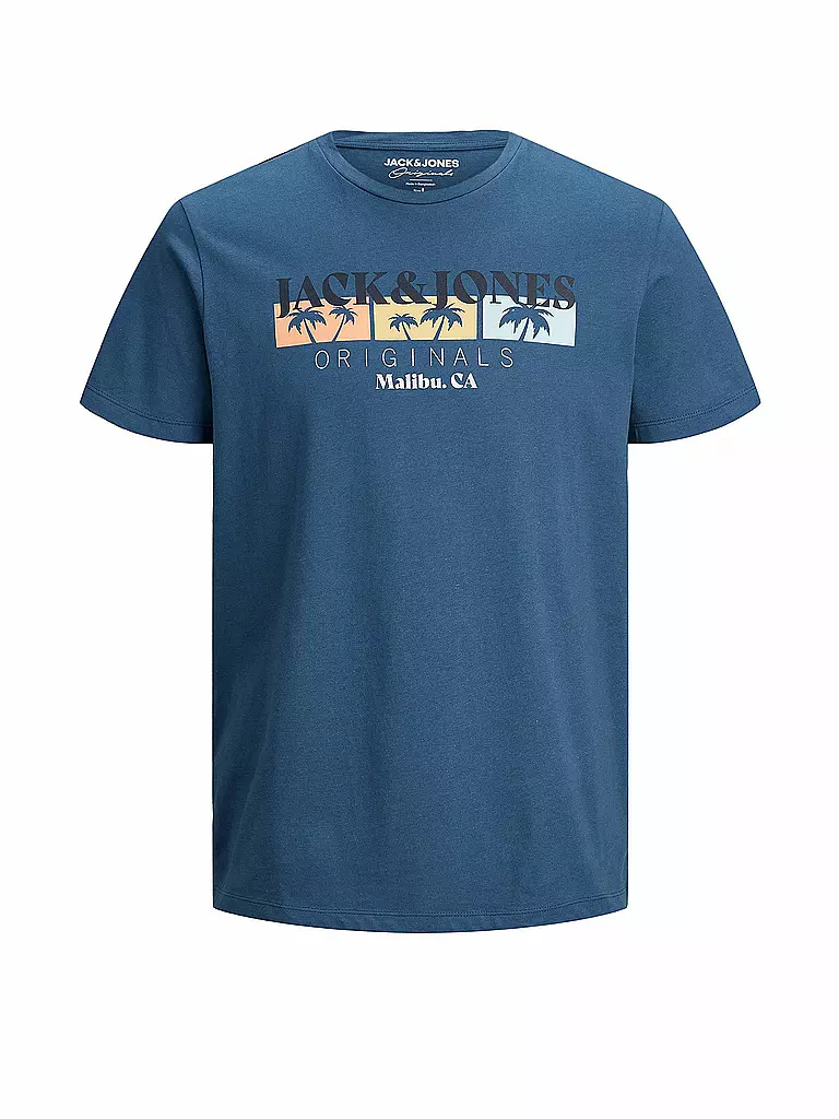 JACK & JONES | T-Shirt Regular Fit JORCABANA  | blau