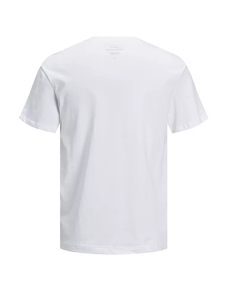 JACK & JONES | T-Shirt Relaxed Fit "JJELIAM" | weiß