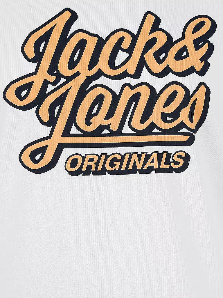JACK & JONES | T-Shirt Relaxed Fit JORREGGIE  | weiß