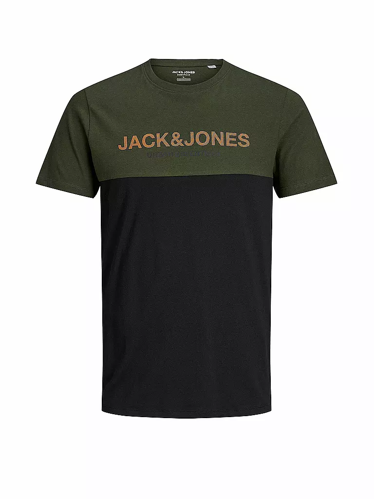 JACK & JONES | T-Shirt Slim Fit JJEURBAN  | olive