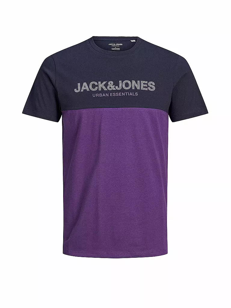 JACK & JONES | T-Shirt Slim Fit JJEURBAN  | lila